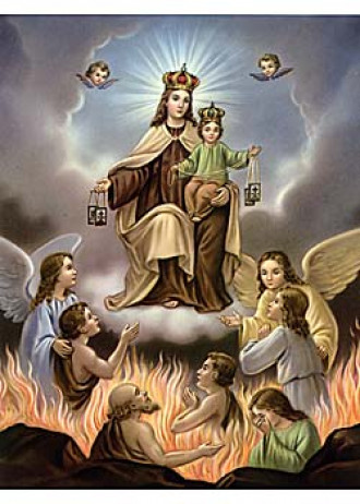 Arme Seelen-Bild,  20 x 26 cm