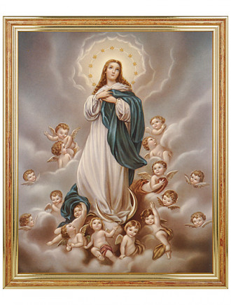 Maria Himmelfahrt - Bild,  23 x 28 cm