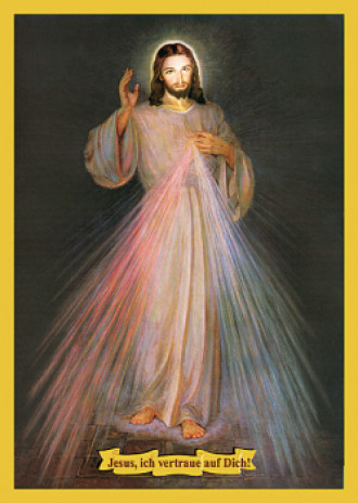 Jesus, ich vertraue auf Dich! Karte, 21cm  x 14 cm