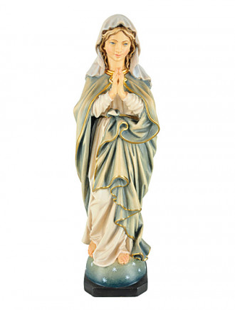 Muttergottes-Statue, Holzschnitzkunst, 25 cm