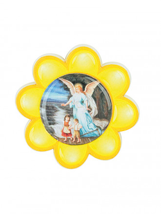 Hl. Schutzengel-Plakette, Ø 3,5 cm