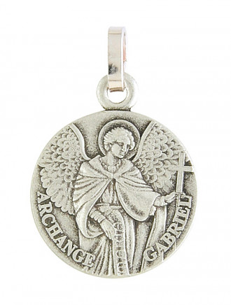 Erzengel Gabriel-Medaille, Ø 16 mm