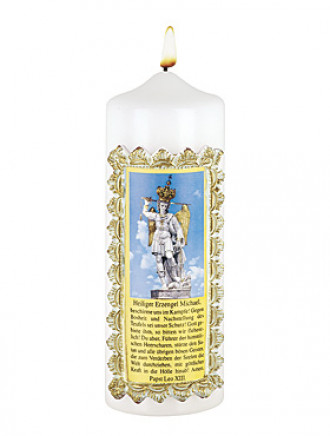 Erzengel Michael-Kerze, 7 x 20 cm