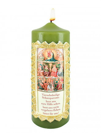 14 Nothelfer-Kerze, 7 x 20 cm
