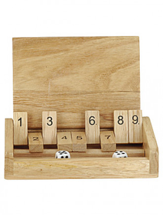 Würfelspiel, 25 x 17 cm