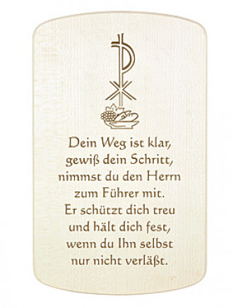 Holztafel Erntedank, 14,5 x 23,5 cm