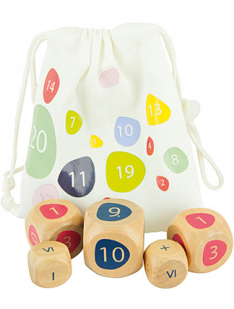 Rechenwürfel-Spiel mit 6 Würfeln