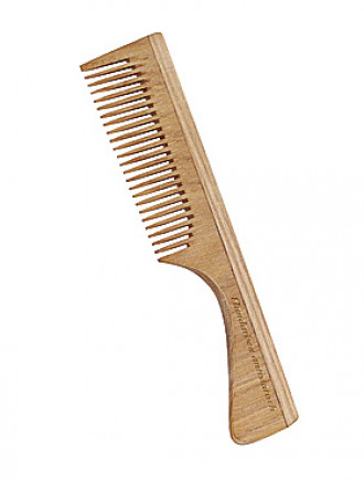 Kamm mit Griff aus Maroniholz, 16 cm