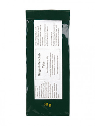 Galgant-Fenchel-Tabs Nachfüllpackung, 50 g