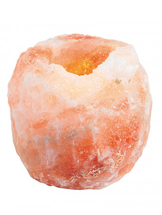 Himalaya Salzkristall-Teelichthalter, 9 x 10 cm