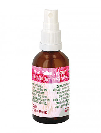 Rosen-Salbei-Deo-Spray, 50 ml