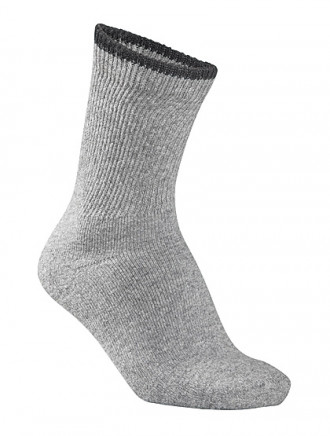 Alpaka Frottee Socken, grau