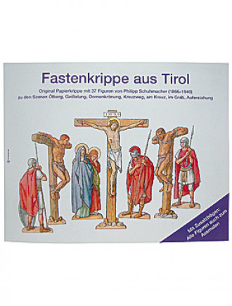 Fastenkrippe aus Tirol, 37 Figuren