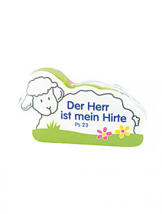 Handtuch Der Herr ist mein Hirte,  4,5 x 8 cm gepresst
