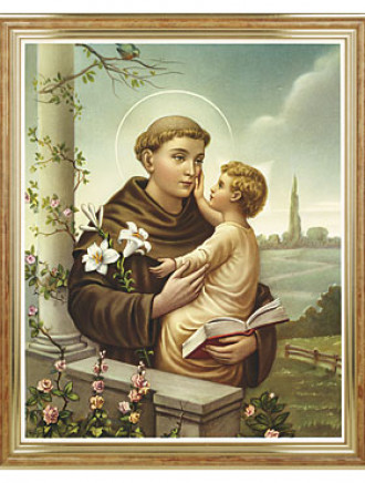 Heiliger Antonius-Bild, 23 x 28 cm