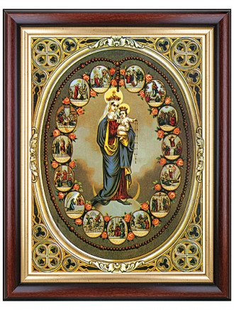 Rosenkranzbetrachtungen-Bild, 37 x 47 cm