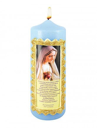 Fatima-Kerze, 7 x 20 cm