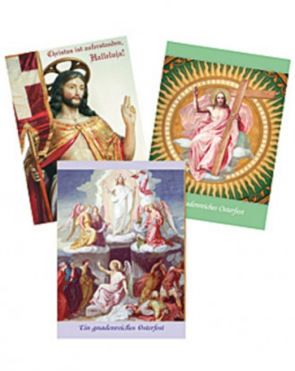 Osterkarten, 5er-Set gemischt, A6