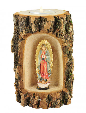 Madonna von Guadalupe, Holzschnitzkunst, 13 cm