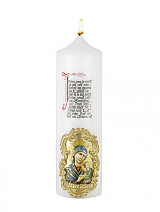 Mutter der immerwährenden Hilfe-Kerze, 7 x 20 cm