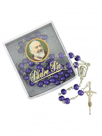 Pater Pio-Rosenkranz, 49 cm
