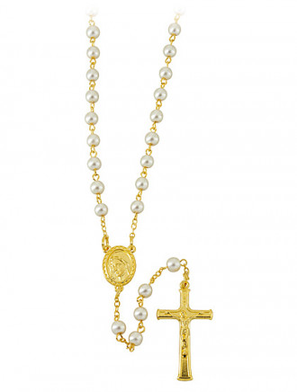 Marienrosenkranz, 5 x 10 Perlen