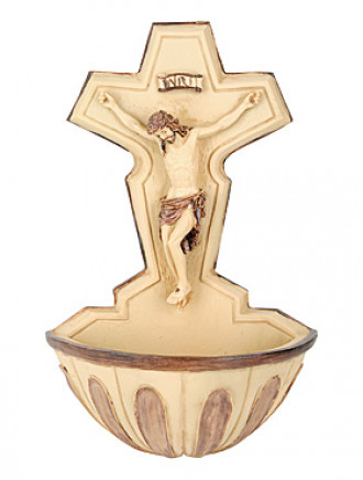 Weihbrunnkessel Gekreuzigter Heiland, 13  cm