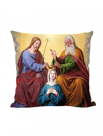 Krönung Mariens-Zierkissenbezug, 45 x 45 cm